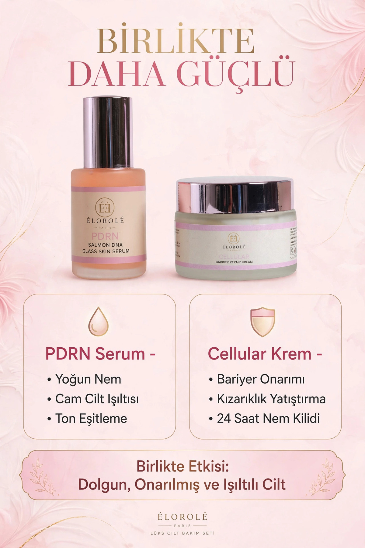PDRN Serum + Bariyer Kremi Seti